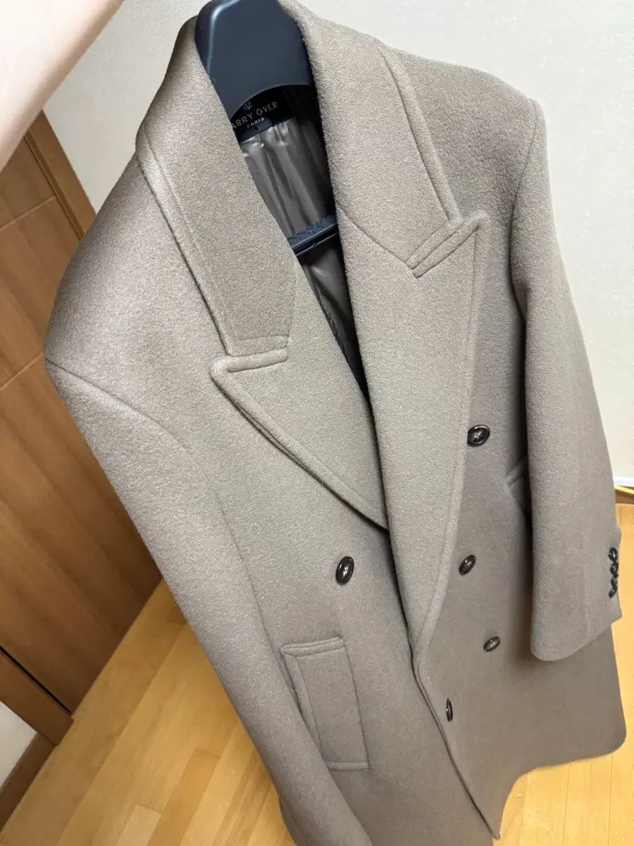 アトリエナイン | キャリオバー ダブル ブレステッド コート ココア M