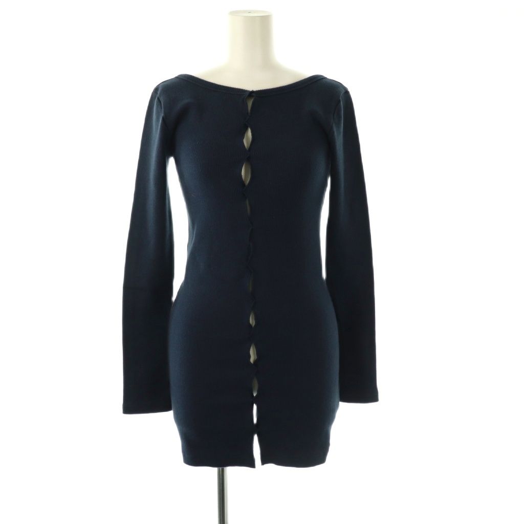 シシクイ SHISHIKUI holed topp トップス カットソー 長袖 F ネイビー DO OS