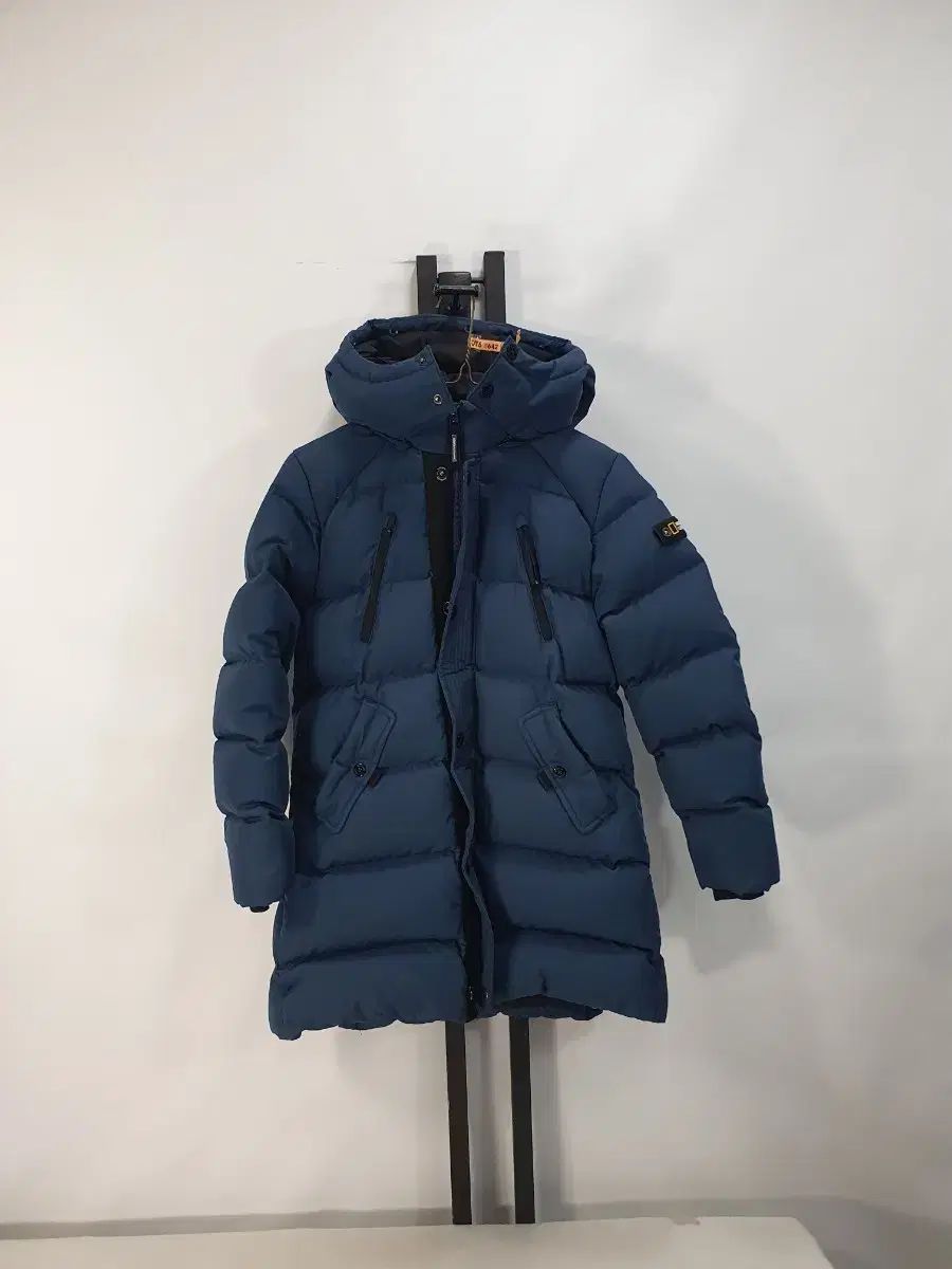 ナショナルジオグラフィック ロングダウンジャケット ヘビーダウンコート ブルー 140 11歳