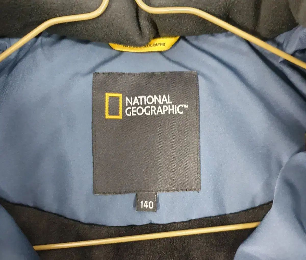  ナショナルジオグラフィック ロングダウンジャケット ヘビーダウンコート ブルー 140 11歳 その他 ジャケット ブルゾン
