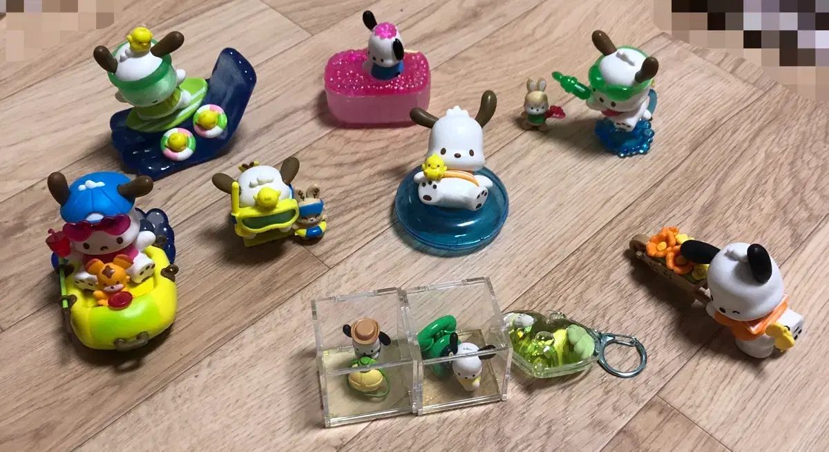 ポチャッコ フィギュア 幸運クローバ キーホルダー