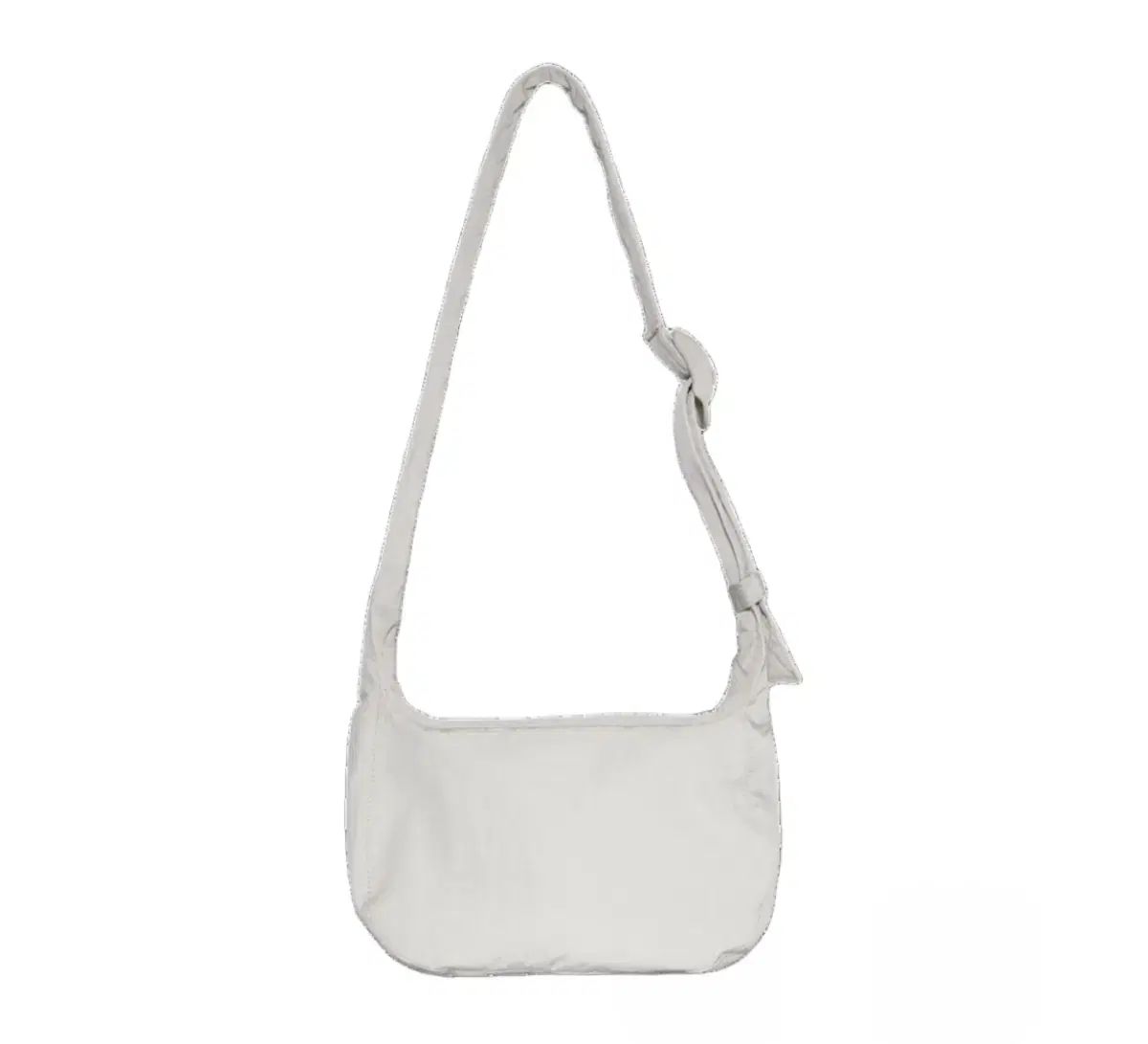 COS ナイロン クロスボディーバッグ 新 サドルバッグ ライトグレー ストーン