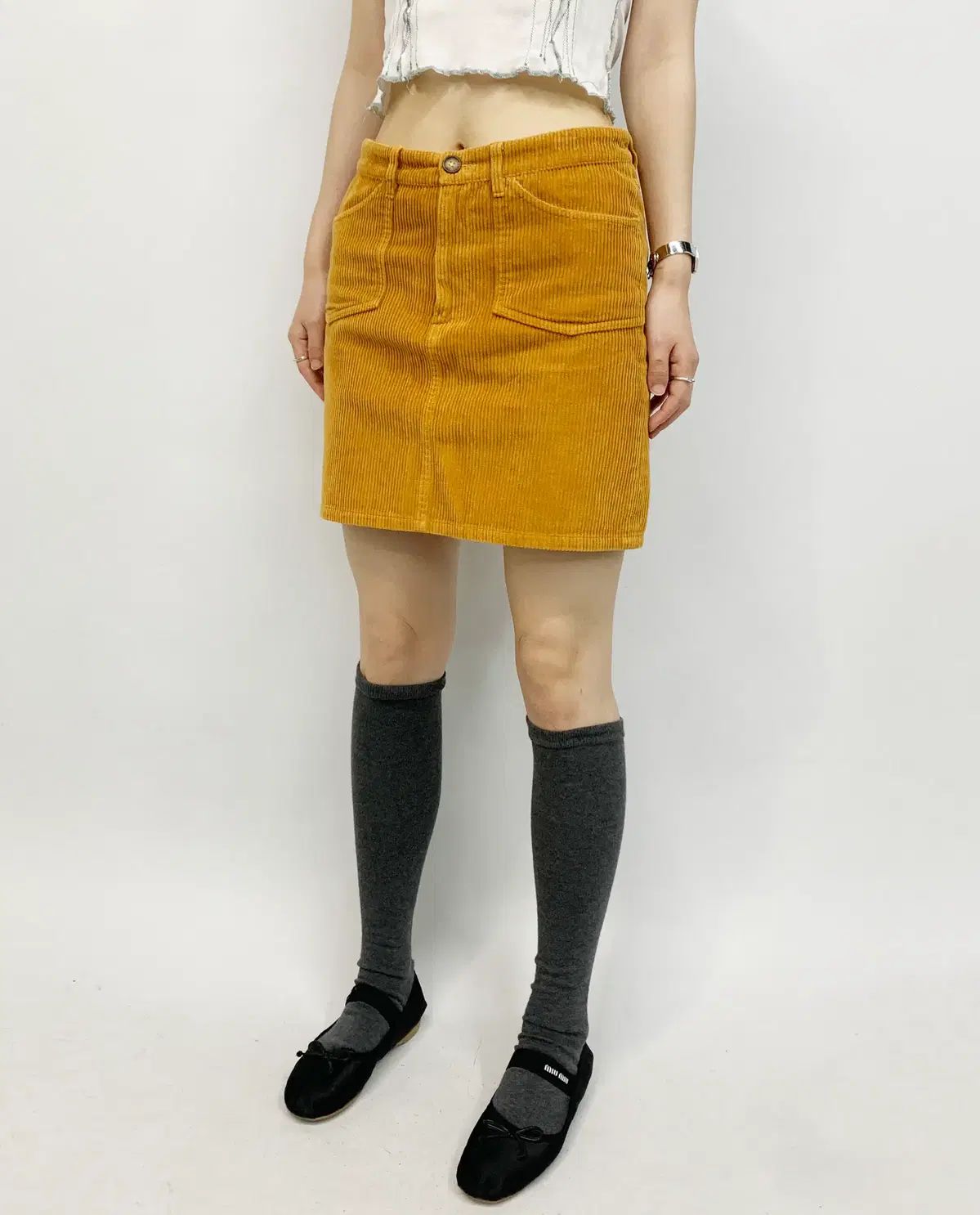 A.P.C. アーペーセー コーデュロイ ミニ スカート