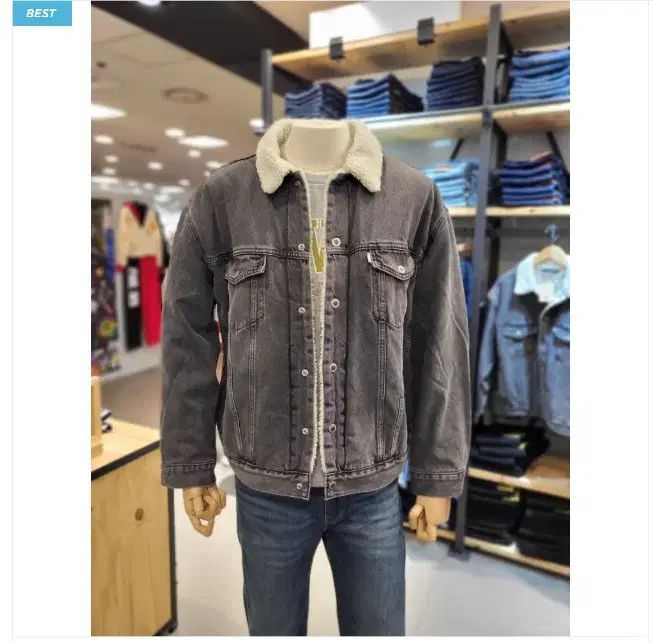 M リーバイス シルバータブ シェルパ トラッカージャケット