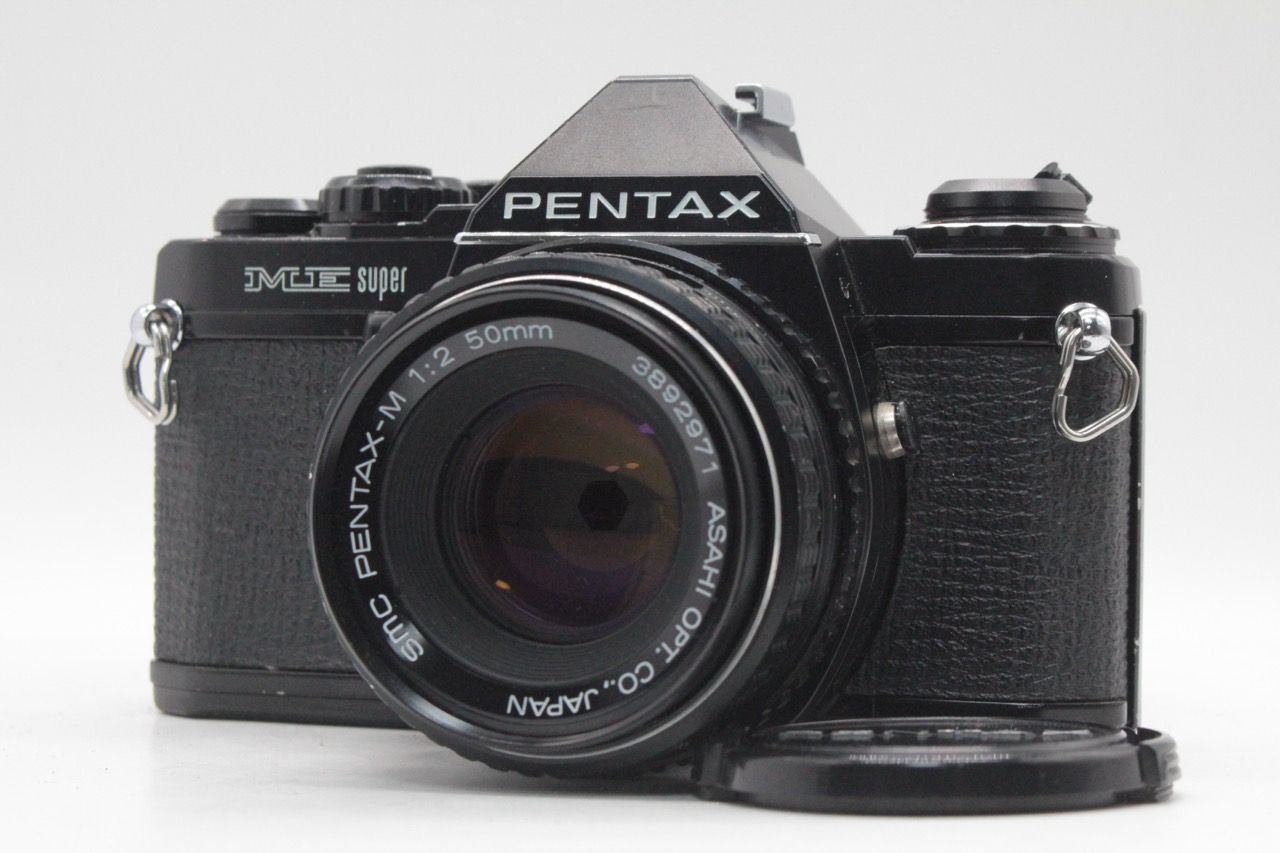 ★美品★ペンタックスME SUPER+SMC PENTAX-M 50mm F2 ペンタックス PENTAX ME Super / smc PENTAX-M 50mm F2 #3325@a RO3364