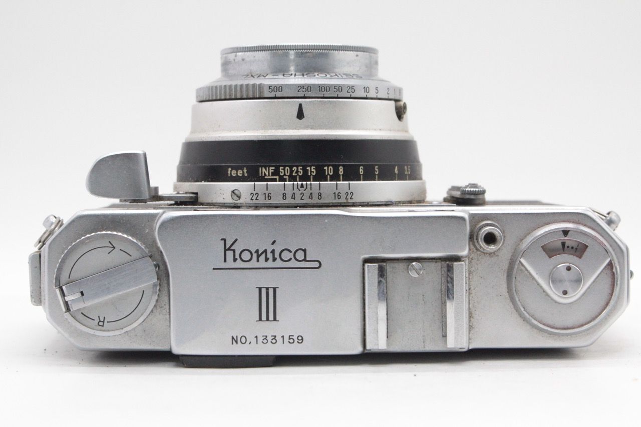 コニカ KONICA III Hexanon 48mm F2 レンジファインダー #1123@a RO3361