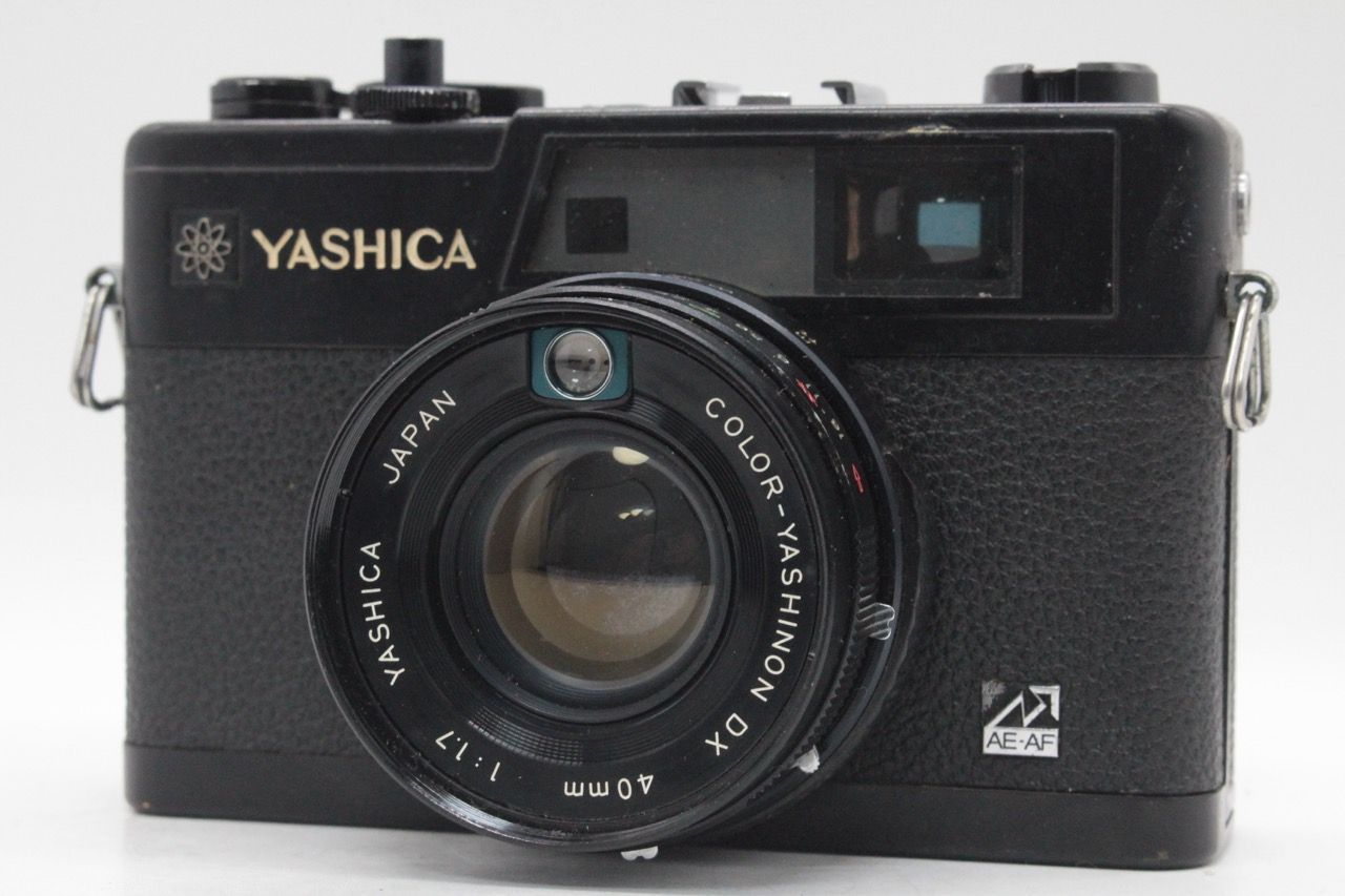 【動作確認済】ヤシカ ELECTRO35 GX レンズ&ファインダー清掃済 ヤシカ YASHICA ELECTRO35 GX ブラック レンジファインダー #3326@a