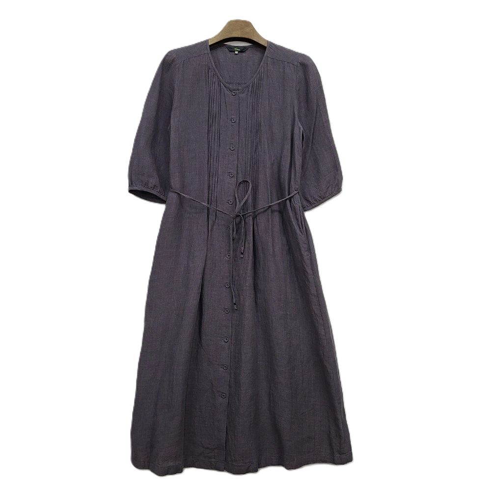 ISAE イセ 06 韓国 55 パープル リネン ONE PIECE アリス