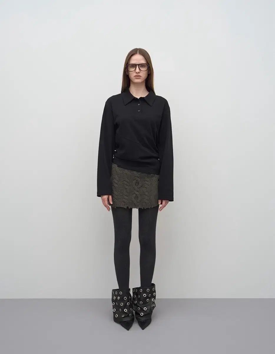 Lcdctm collar ロングスリーブ jersey top