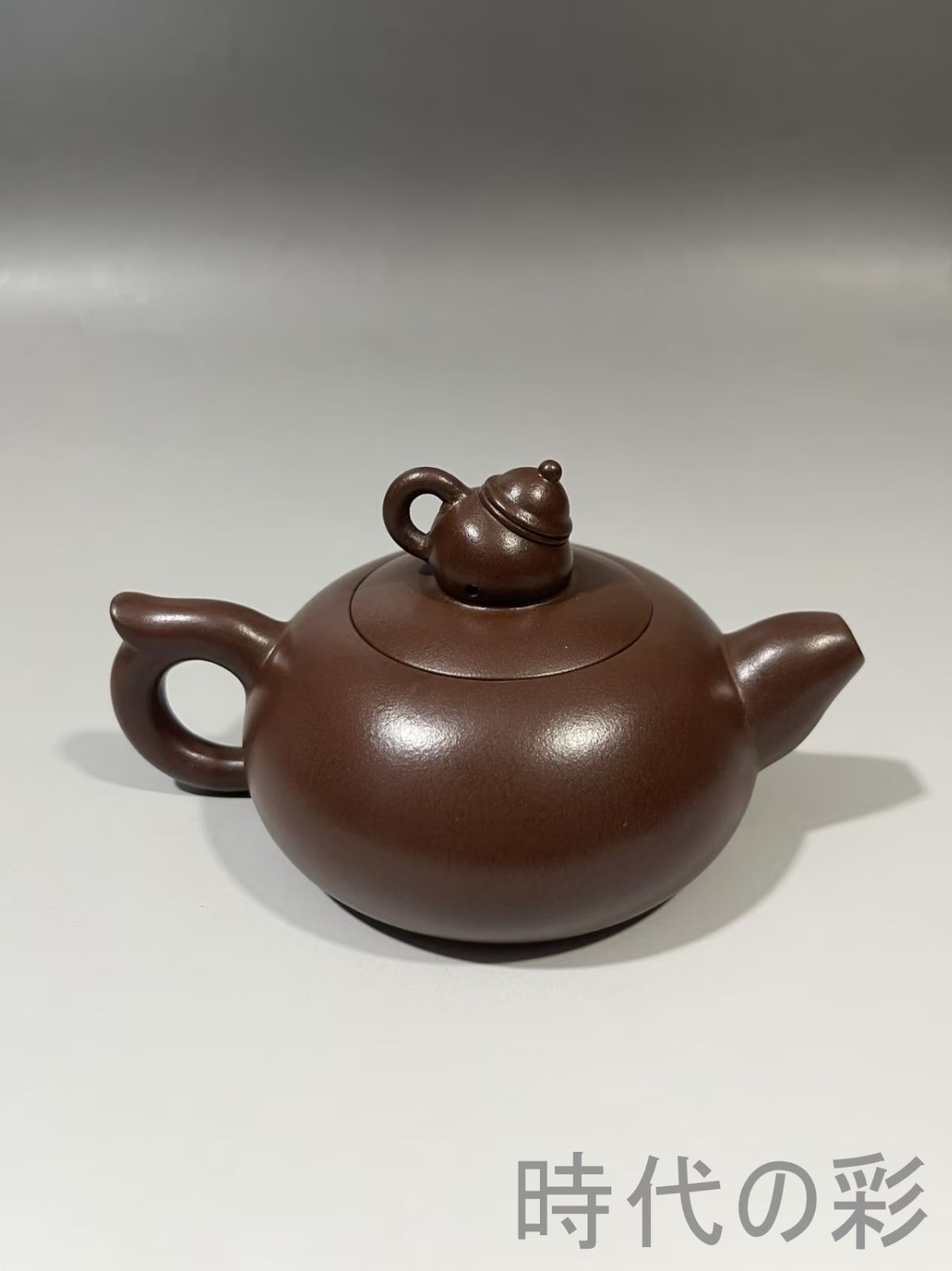 旧蔵 顧景舟 壺中壺】原鉱紫泥 名家紫砂壺 茶器 急須 手作り 宜興 朱泥