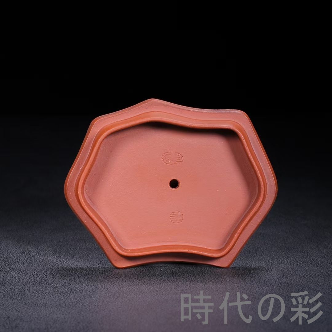 旧蔵 汪寅仙 樹?壺】原鉱朱泥 紫砂壺 名家作款 茶器 急須 手作り 宜興