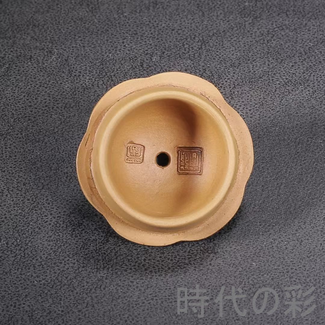  旧蔵 蒋蓉 南瓜壺 原鉱段泥 紫砂壺 名家作款 茶器 急須 手作り 宜興 朱泥 紫砂 中国茶器 煎茶道具 時代物 唐物 在銘 骨董品 古美術 陶器 電気ケトル 中国茶器 キッチン 食器