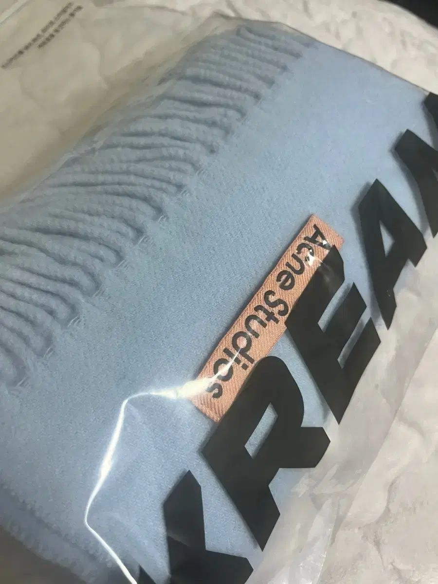 Acne Studios アクネストゥディオズ マフラー スカイブルー