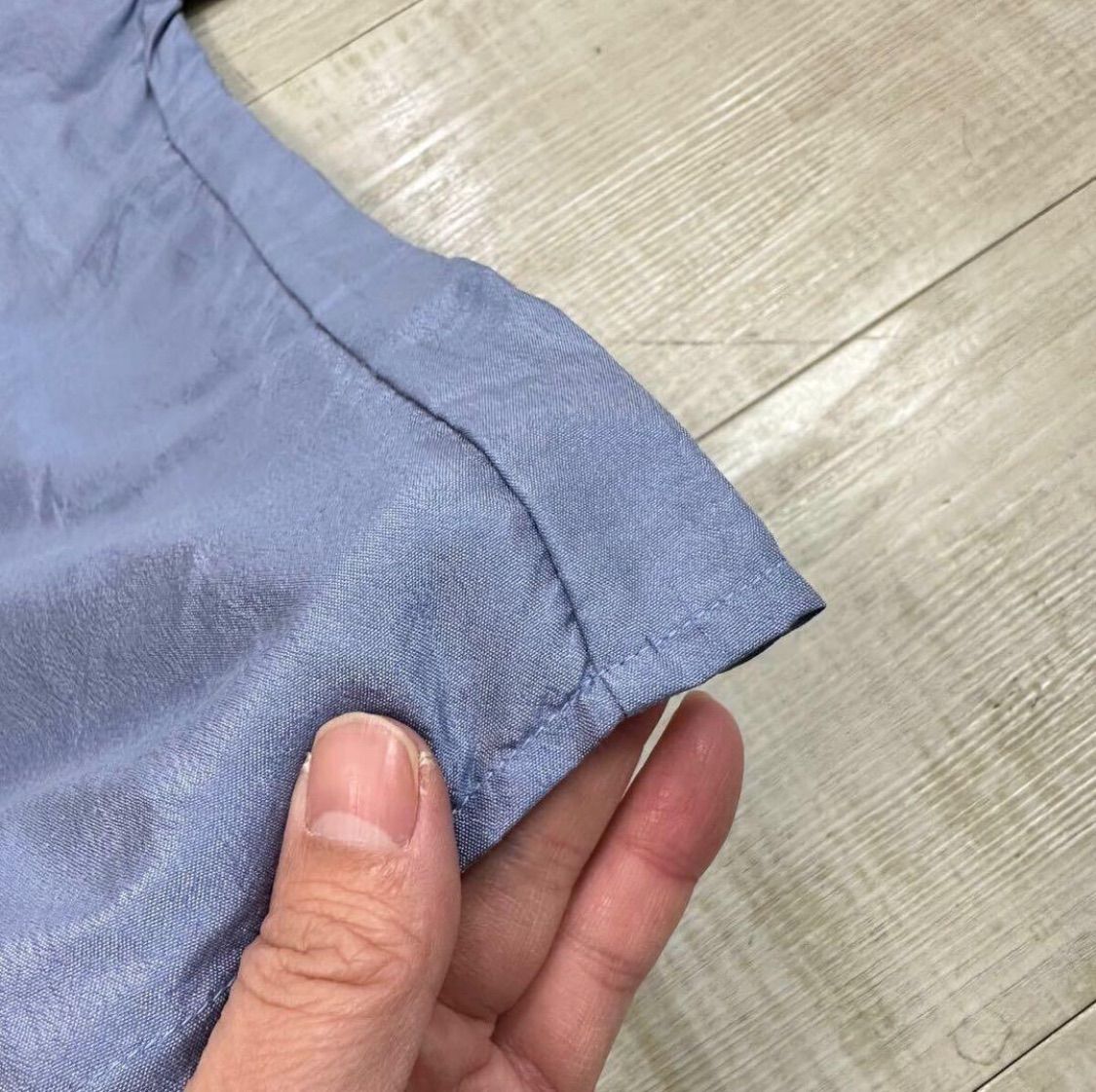 えみおわす シルク 半袖 カレン シャツ カレンシャツ プルオーバー