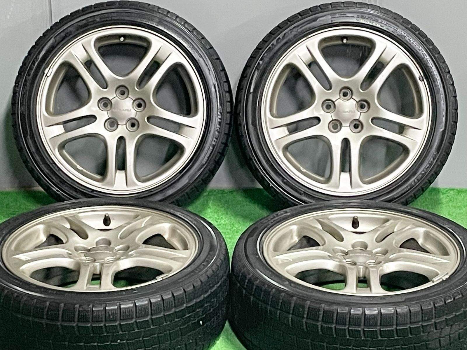 ︎ 即決品 スバル BE 5 レガシィ 17 in 7 J 55 PCD 100 ファルケン 215 45 R スタッドレス BH BP BL インプレッサ