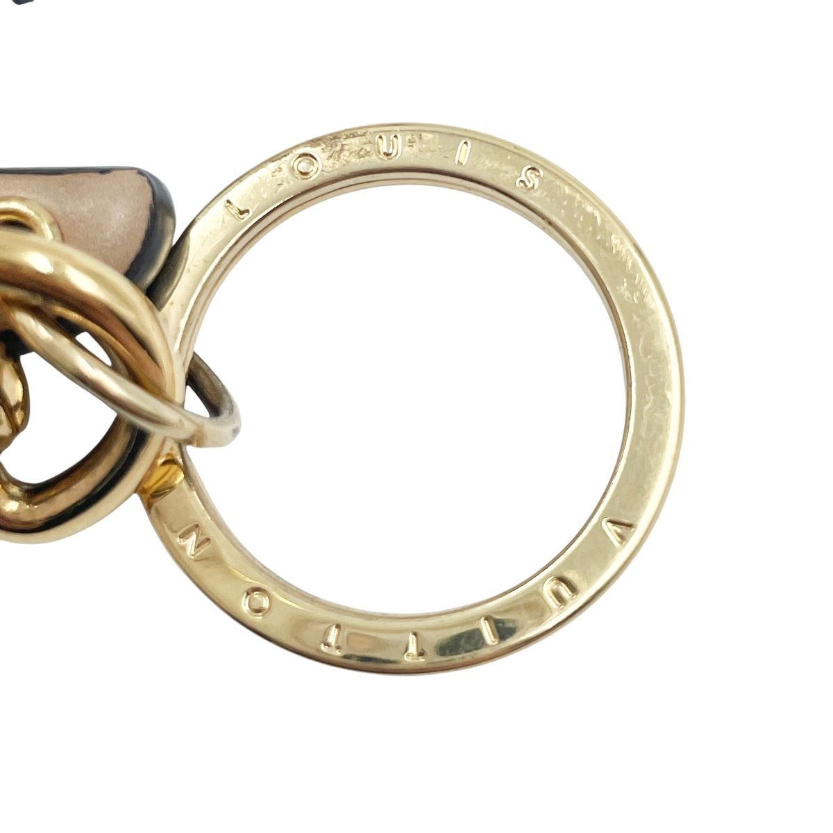 中古】 LOUIS VUITTON ルイ・ヴィトン キーホルダー ポルトクレ・LV