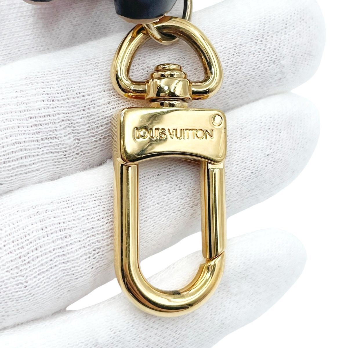 中古】 LOUIS VUITTON ルイ・ヴィトン キーホルダー ポルトクレ・LV