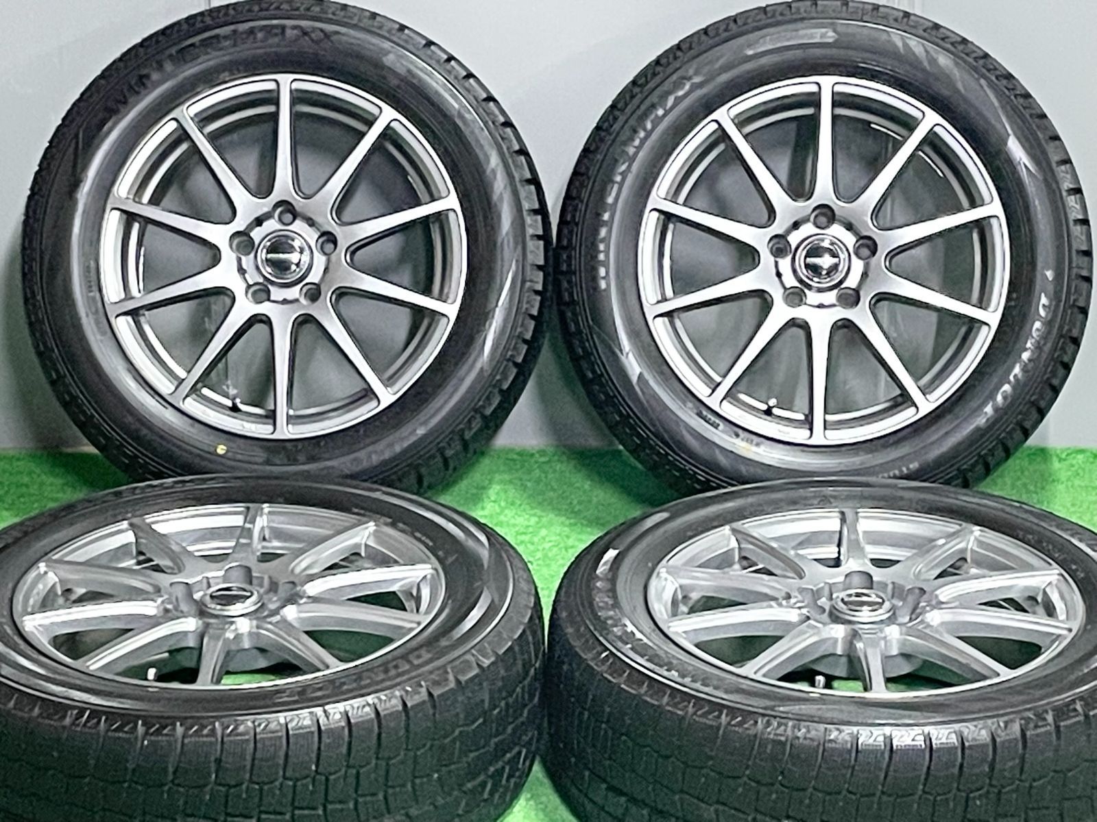 ︎ イボ付きバリ溝 WAREN 17 in 7 J 38 PCD 114 3 ウィンターマックス WM 02 225 55 R アルファード ヴェルファイア C HR ヴェゼル デリカ