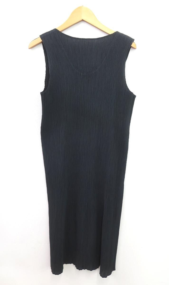 ISSEY MIYAKE イッセイミヤケ IM 82 FH 906 ノースリーブプリーツワンピース M