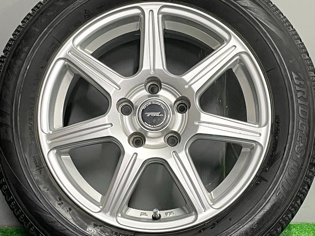  ︎ 即決品 トップラン 16 in 6 5 J 38 PCD 114 3 ブリザック VRX 205 60 R ノア ヴォクシー ステップワゴン セレナ 車検 16インチ タイヤ ホイールセット
