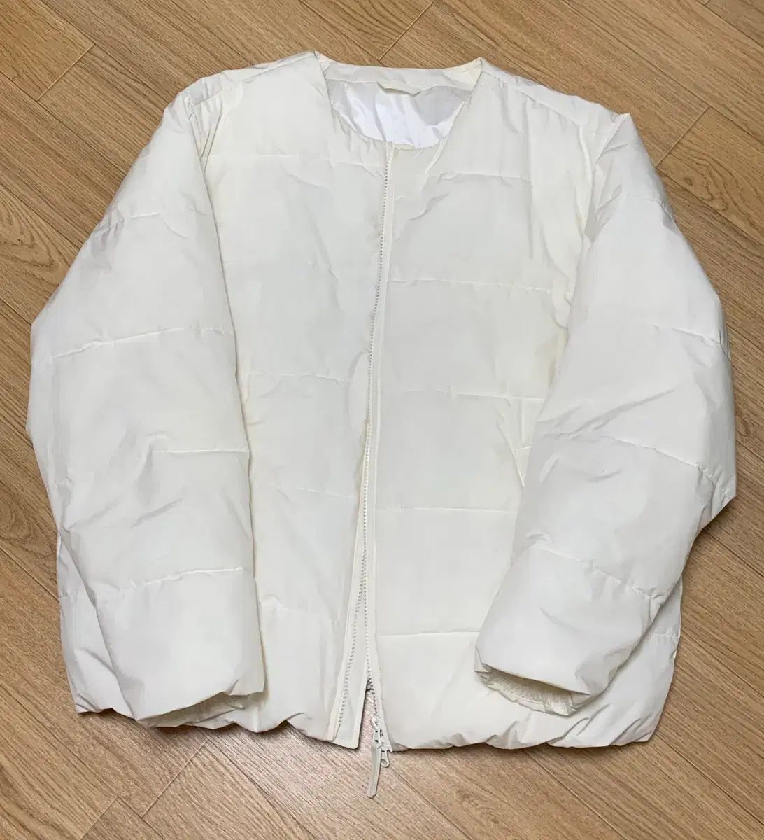 SPAO ユニセックス デイリー 軽量 ラウンド ダウン ジャケット