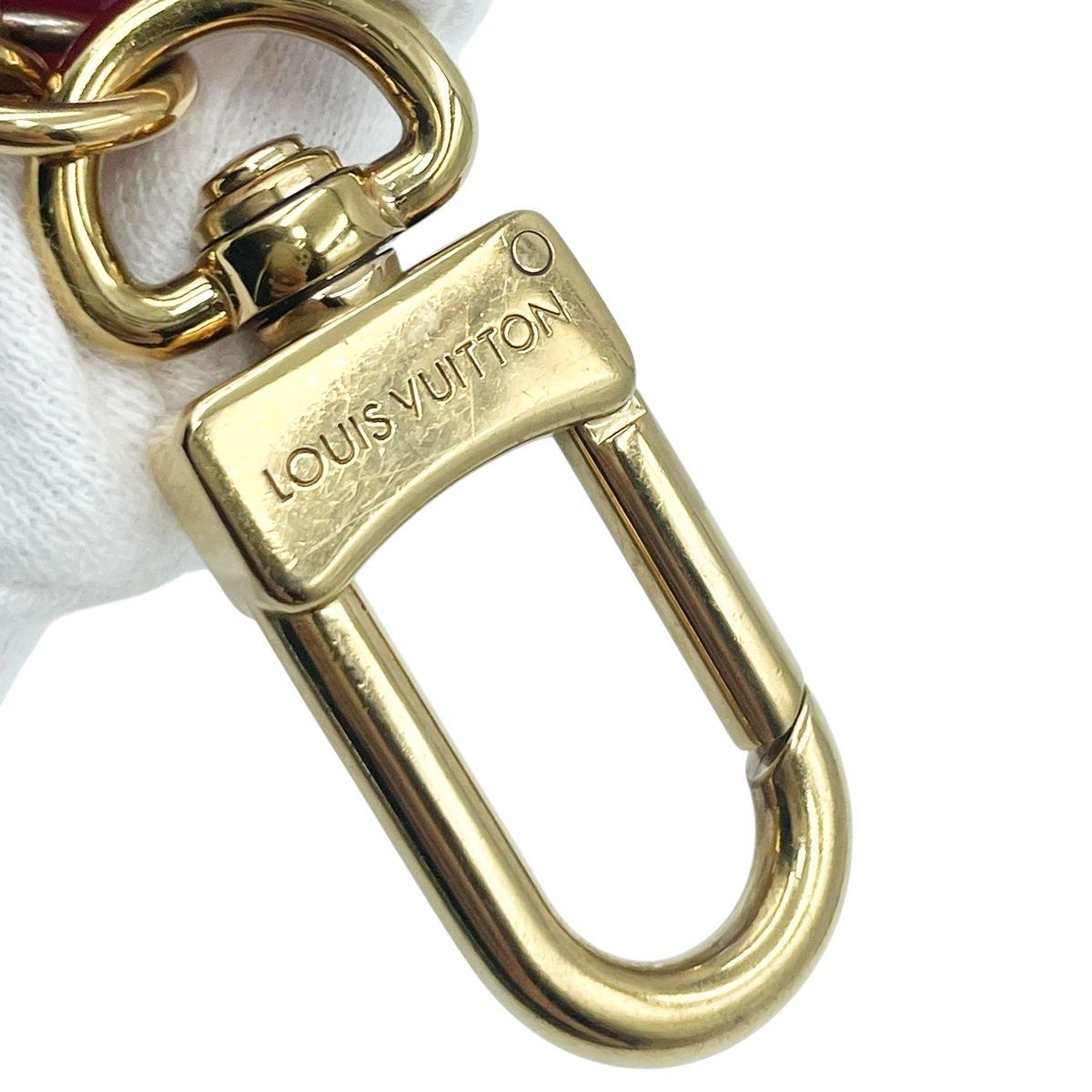 中古】 LOUIS VUITTON ルイ・ヴィトン キーホルダー ポルトクレ・LV