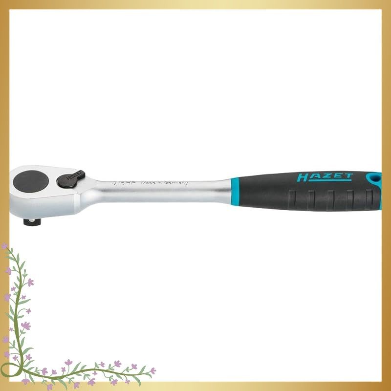 HAZET ハゼット 916 HP HiPer ラチェットハンドル 1 2インチ 12.5 mm ギア 作動角4度 最大トルク1000 Nm クロムバナジウム鋼 超高精密ギア 狭所作業 自動車整備 メカニック工具 ドイツ製