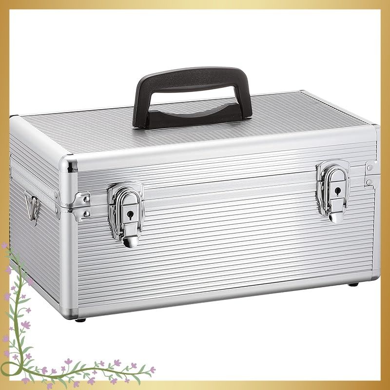 【迅速発送】JEJアステージ アルミツールケース 収納ケース 工具箱 AL-B201 [幅37×奥行21.5×高さ19.5cm] 1