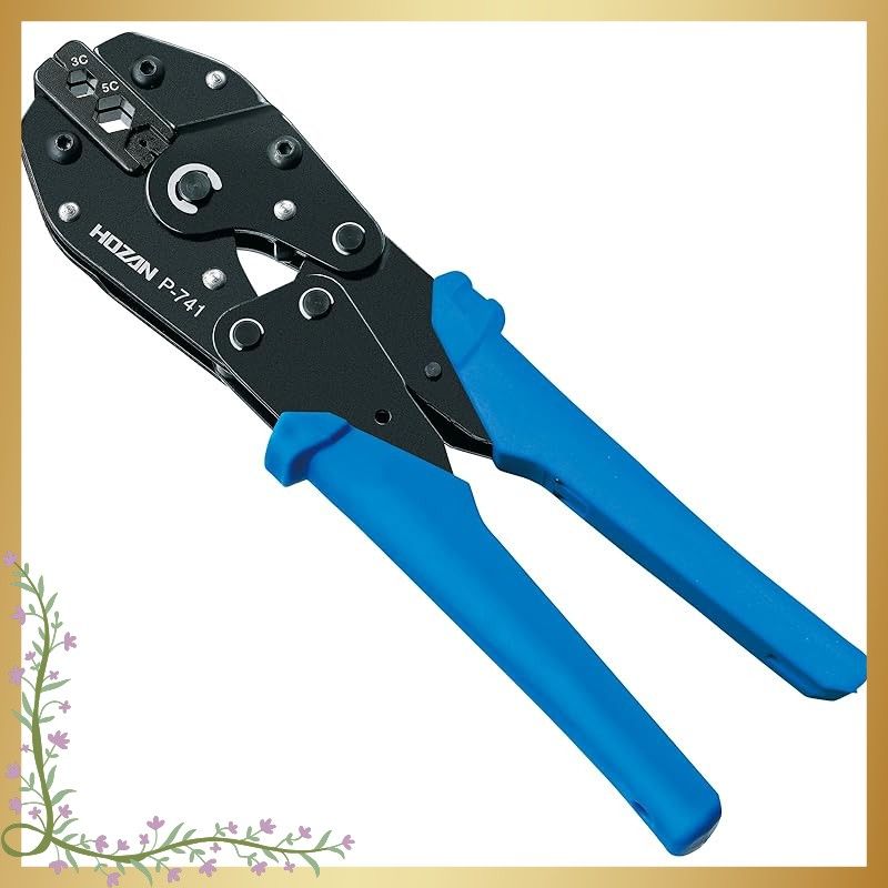 ホーザン HOZAN 圧着工具 BNCコネクター用 圧着ペンチ カナレ トーコネ 東洋コネクタ 対応 P-741 0