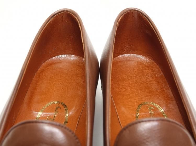  775 1113 程度 アンソニークレバリー ローファー ブラウン カーフ 8 5 E ローファー ブーツ 革靴