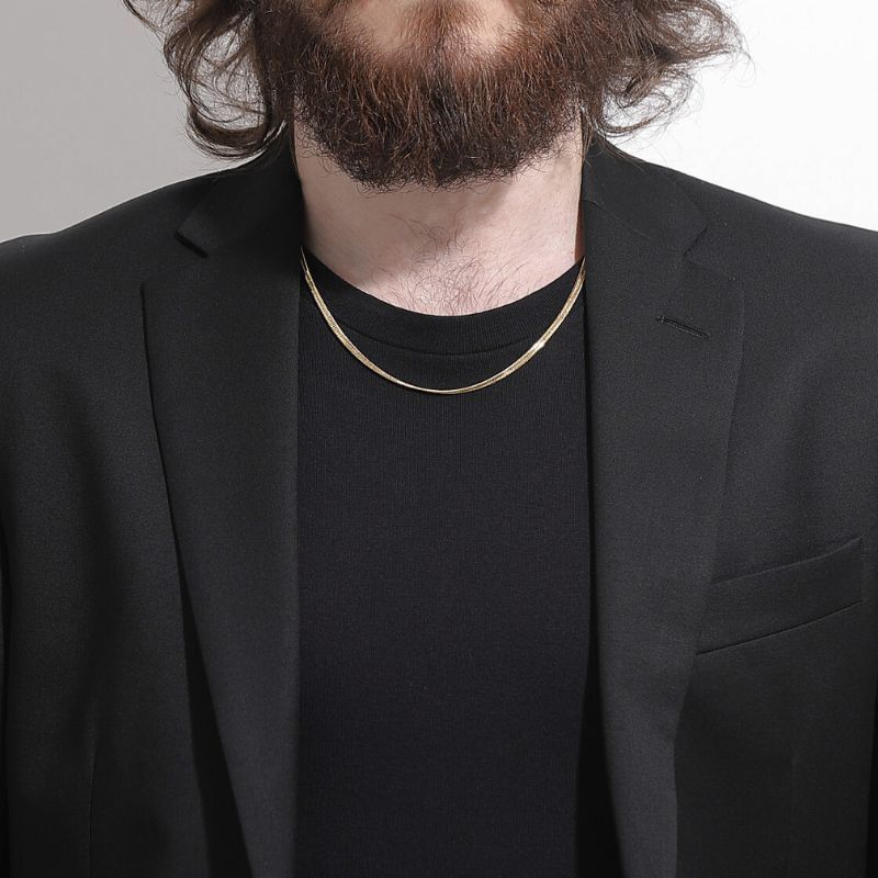 新品】K18 18金 中空喜平ネックレス（2面カットクワドループル）50cm