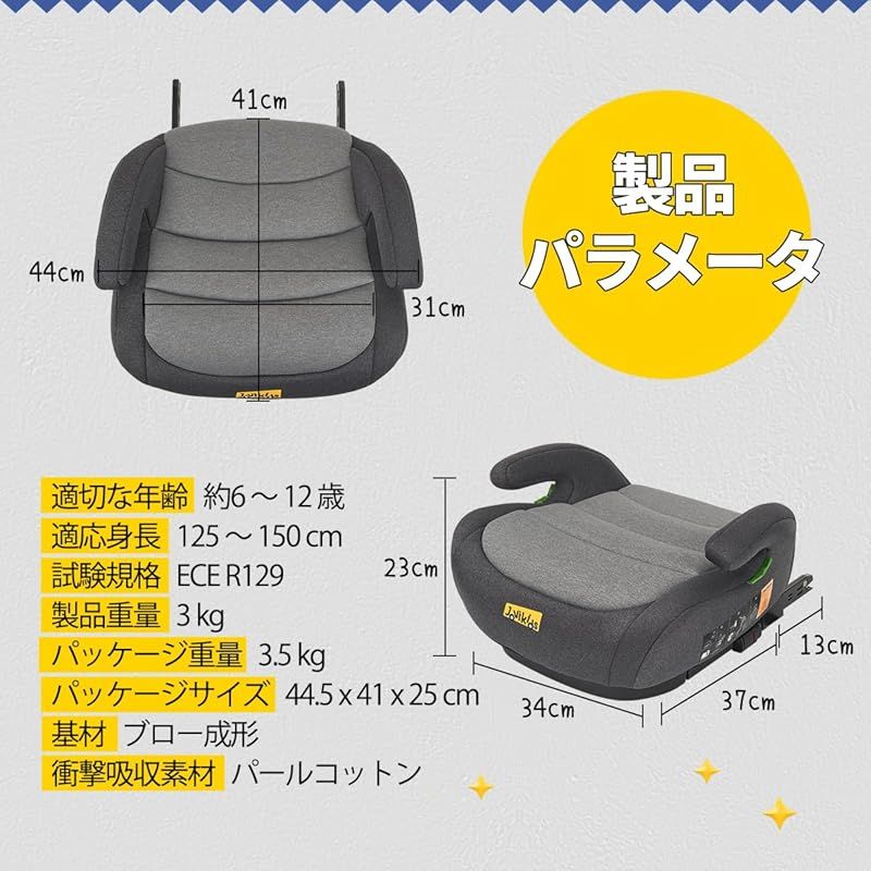 キャップとシートベルトクリップ