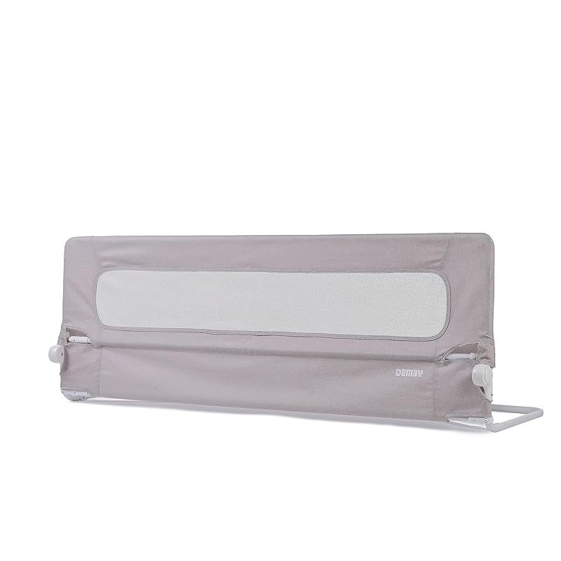 デンビー DEMBY ム ベッドガード 日本SGマーク認証 高さ50 cm 幅140 | グレージュ ベビーベッド 赤ちゃん ベッドフェンス 柵 転落防止 落下防止|対象年齢 18か月-5歳 子供 0