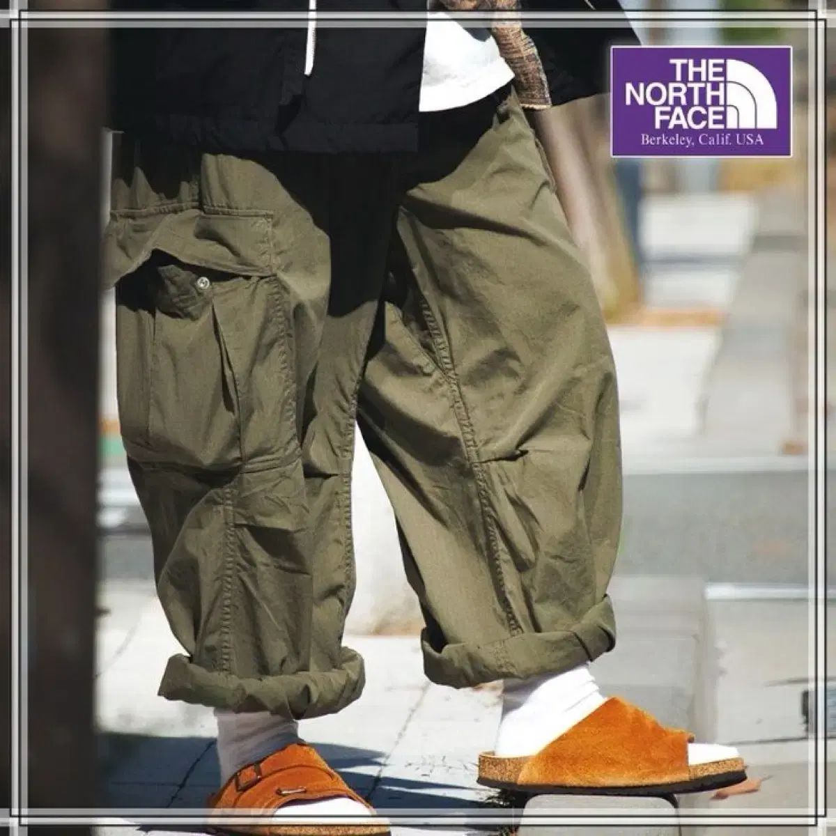 25 fw ザノースフェイス パープルラベル リップストップ フィールド カーゴ オリーブ 32