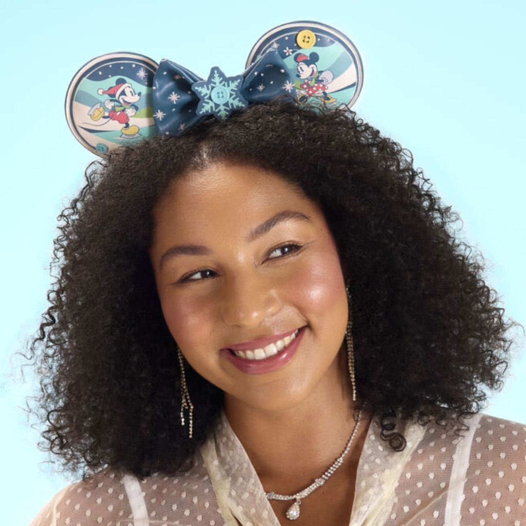 Loungefly Disney ミッキー＆ミニー ホリデー カチューシャ イヤーヘッドバンド
