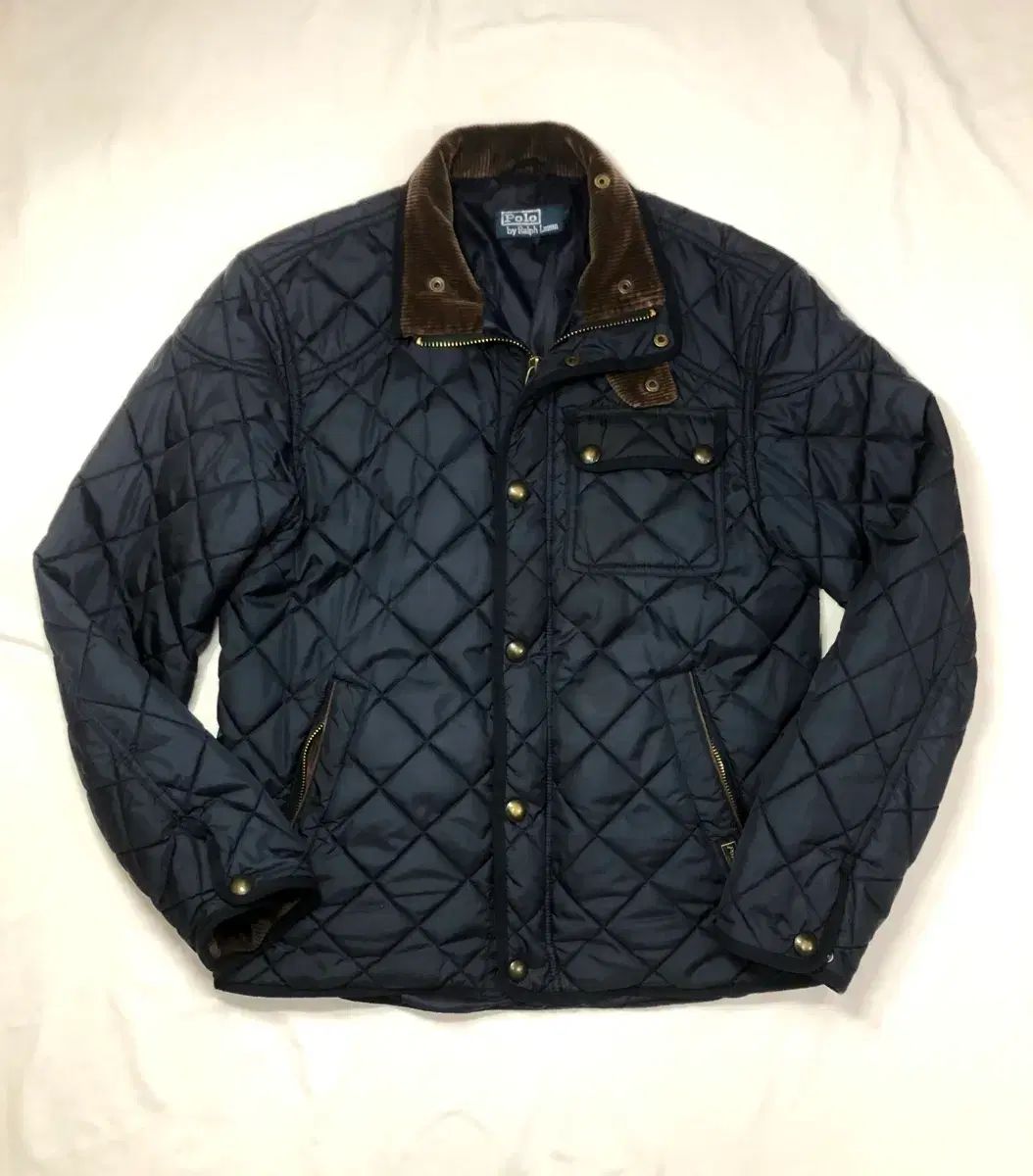 ポロラルフローレン キルティング ジャケット ネイビー - メルカリ
