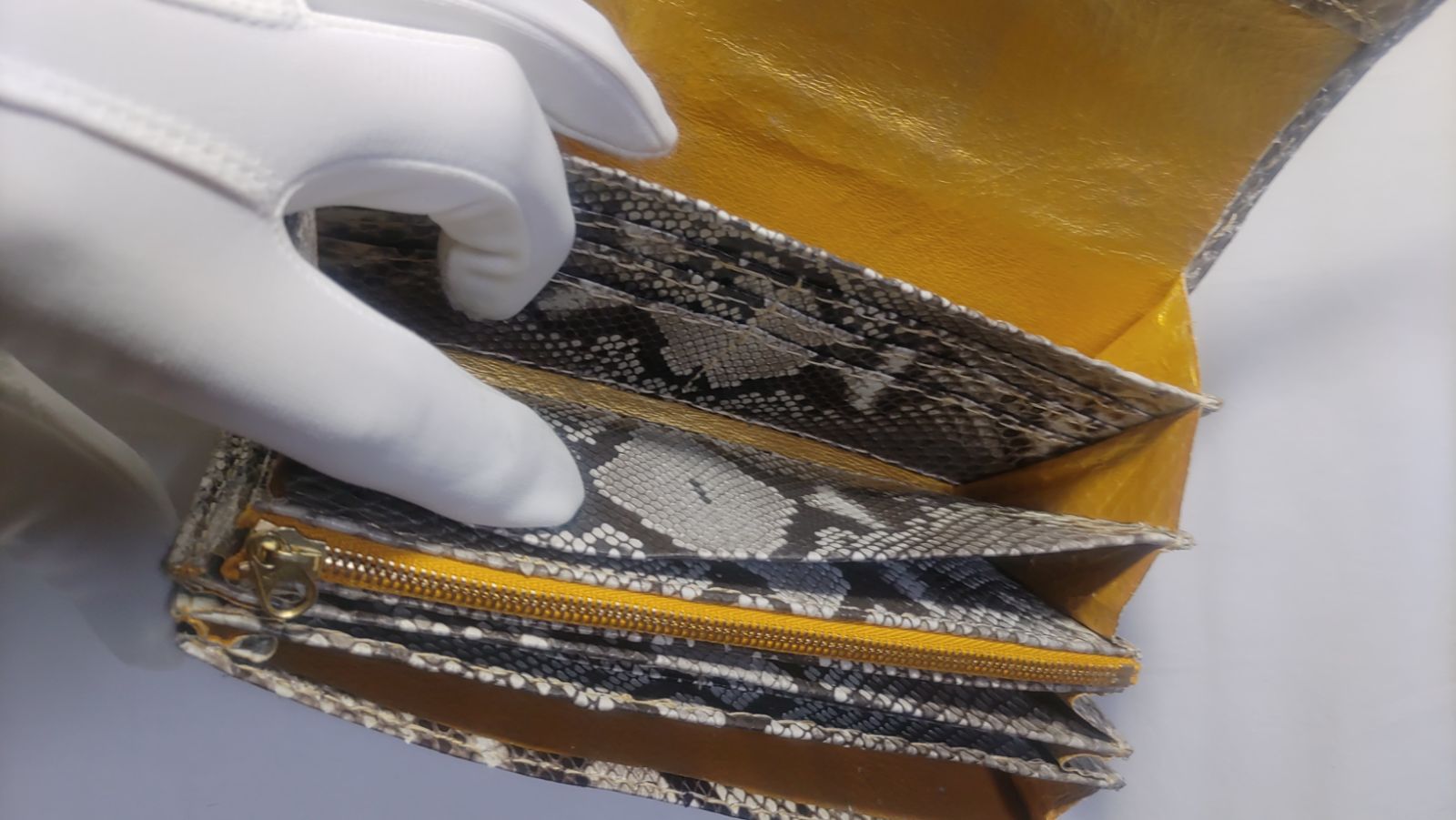  ダイヤモンド•パイソン 長財布 男女兼用 長財布 財布 ケース 小物入れ