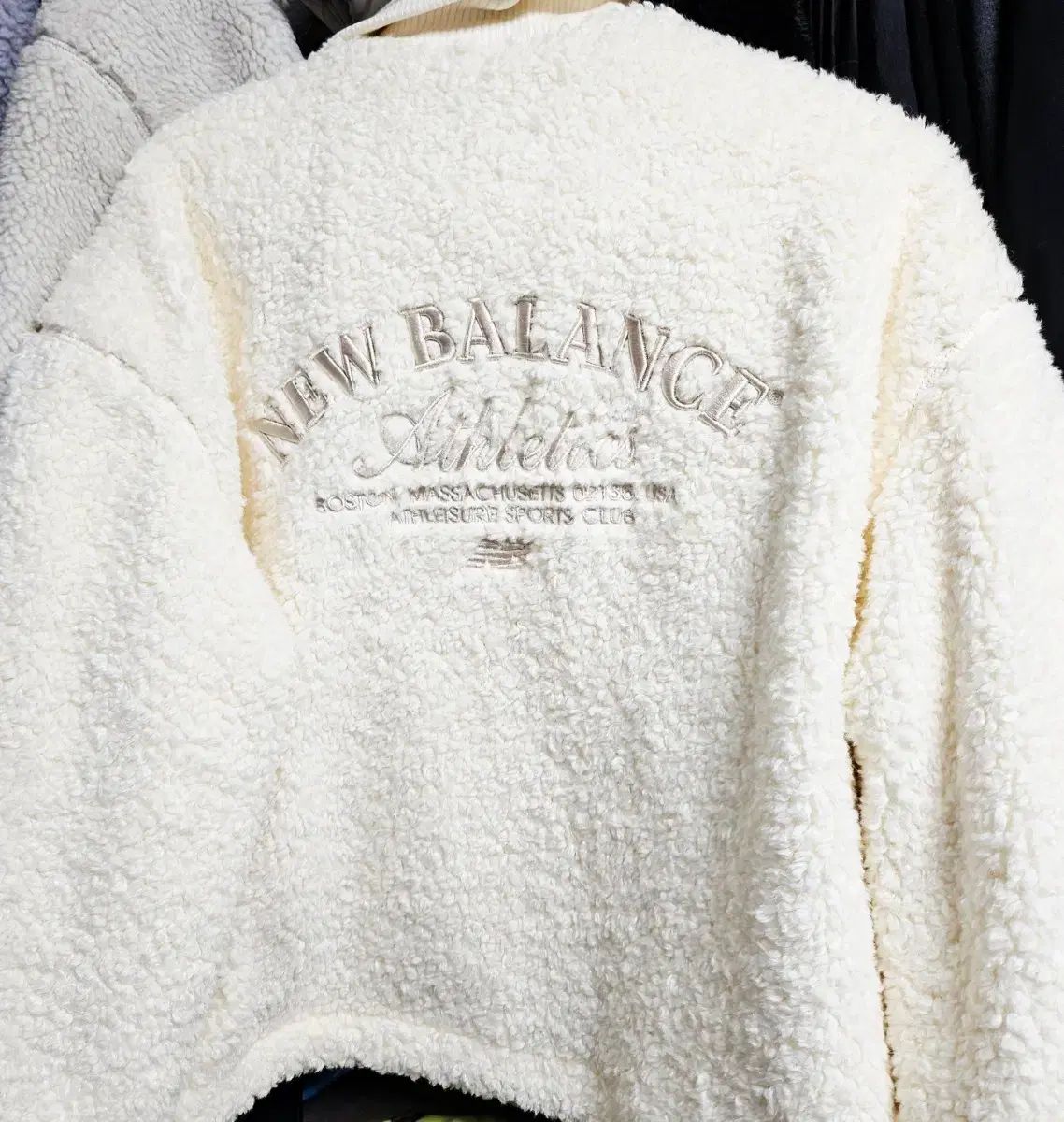 ニュー ンス アイボリー シープスキン ジャケット S サイズ