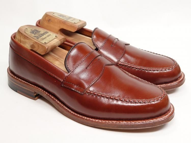 T 2 | 1121 使用数回 オールデン ローファー ブラウン カーフ 6 D #N 9201