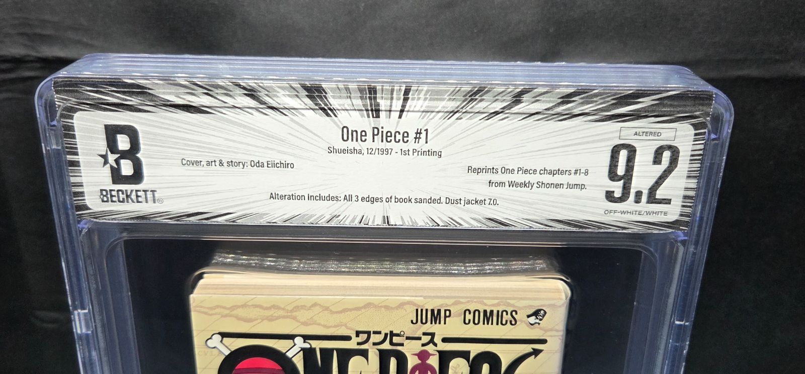 BGS 9.2 ONE PIECE ワンピース 1巻 Vol.1 初版 1st Printing Beckett