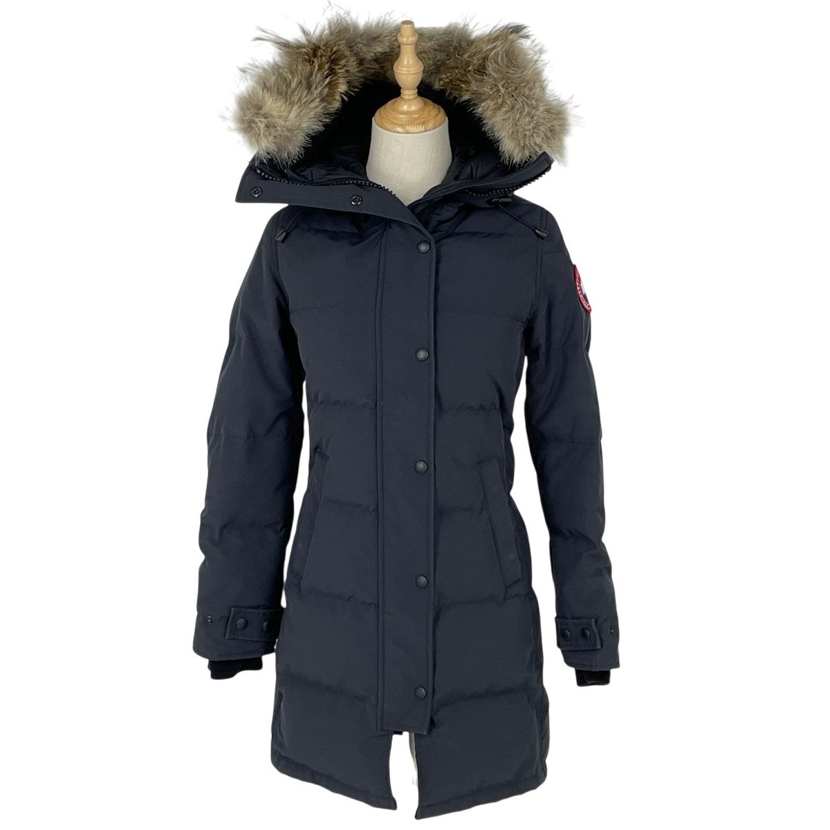 CANADA GOOSE ダウンジャケット ネイビー MM 3831W ELMVALE PARKA 