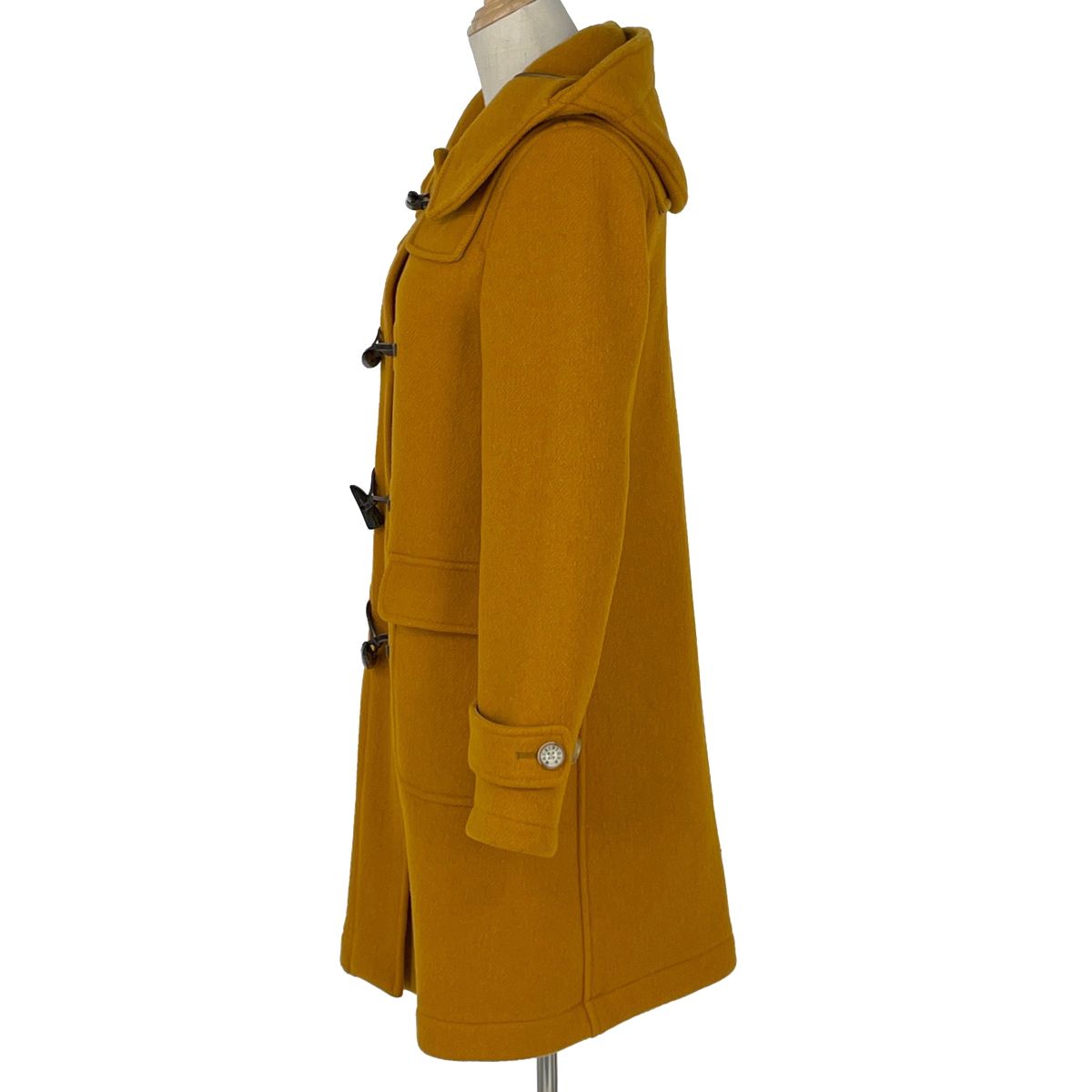 マッキントッシュ Mackintosh ロゴボタン ダッフルコート アウター イエロー レディース