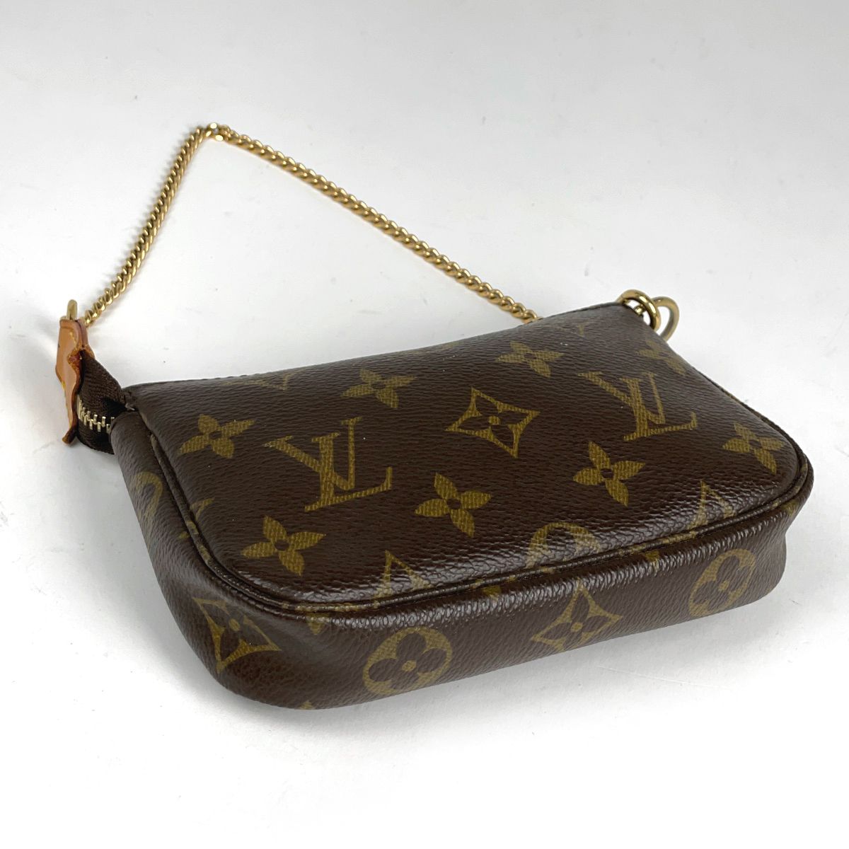 ルイ ヴィトン Louis Vuitton ミニ ポシェット アクセソワール メイク コスメ アクセサリーポーチ モノグラム ブラウン M 58009 レディース