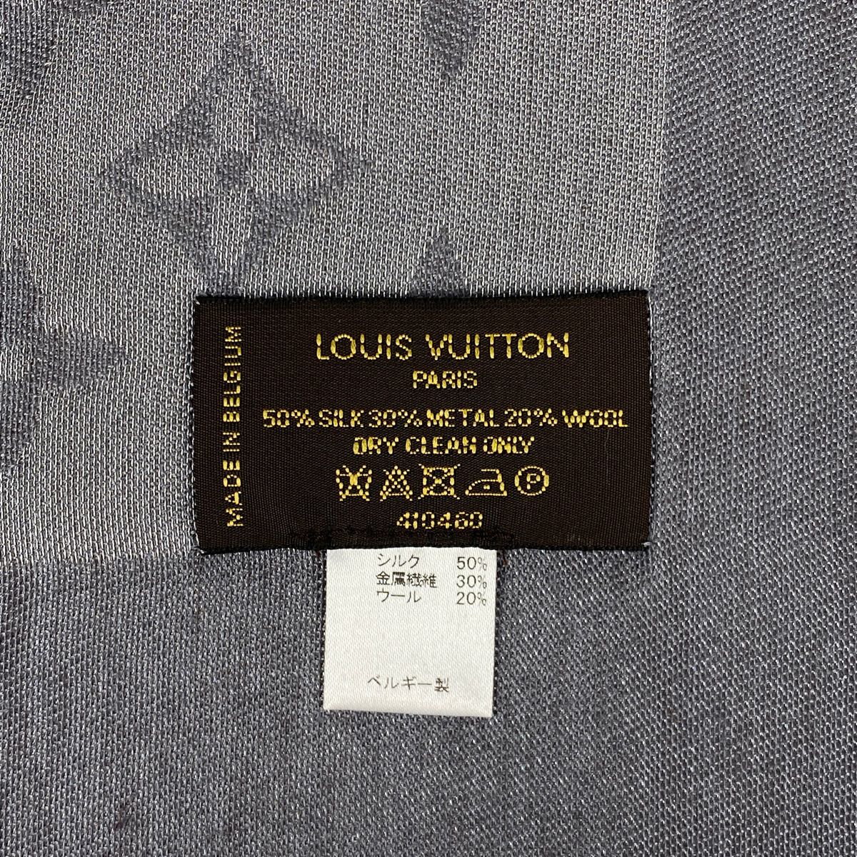 ルイ・ヴィトン Louis Vuitton ショール モノグラム シャイン ストール