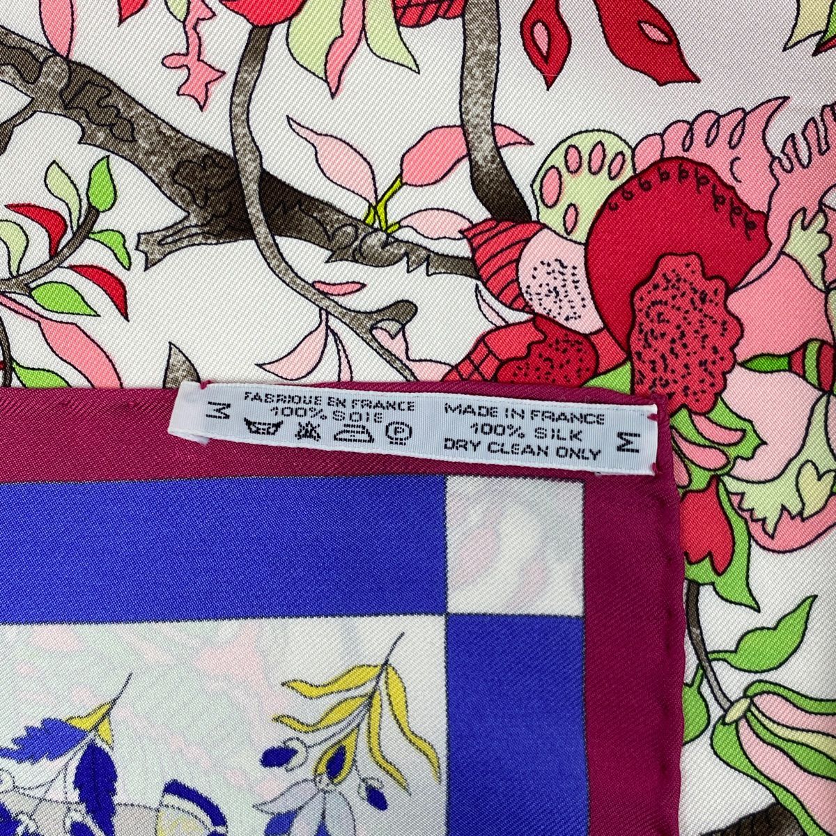 エルメス HERMES カレ 90 fantaisies indiennes 眩惑のインド 木 象