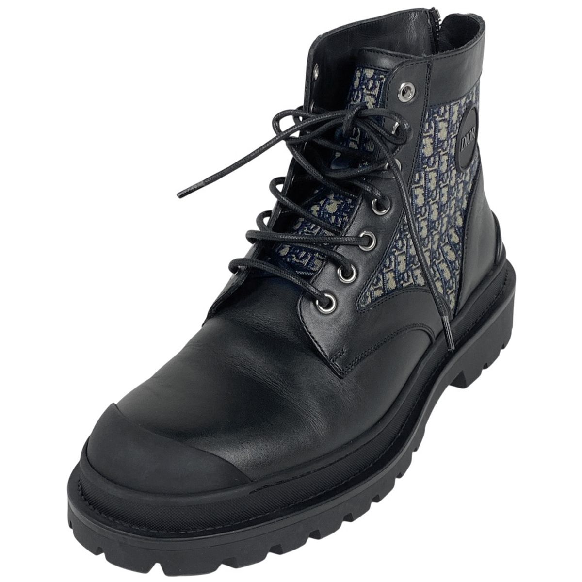 クリスチャンディオール Christian Dior トロッター柄 ショート ブーツ