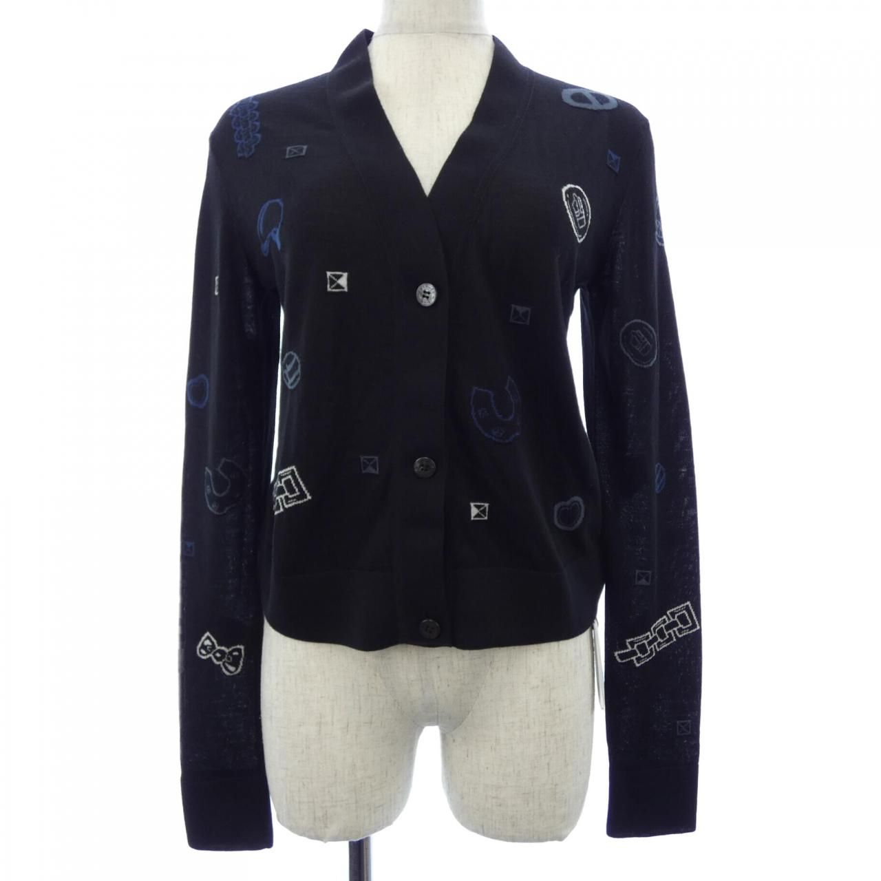 エルメス HERMES キャンディリブリスバンダナ カーディガン