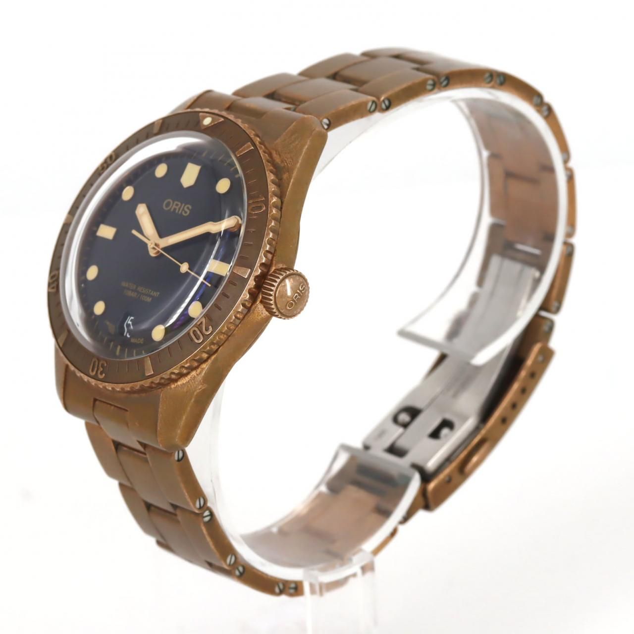オリス ダイバーズ65デイト 01 733 7771 3154 07 ブロンズ 自動巻