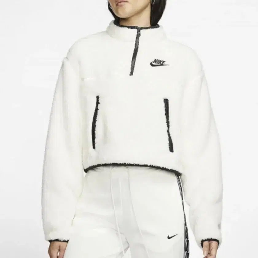 ナイキ XL 95 クロップド アノラック ハーフジップ フリース W