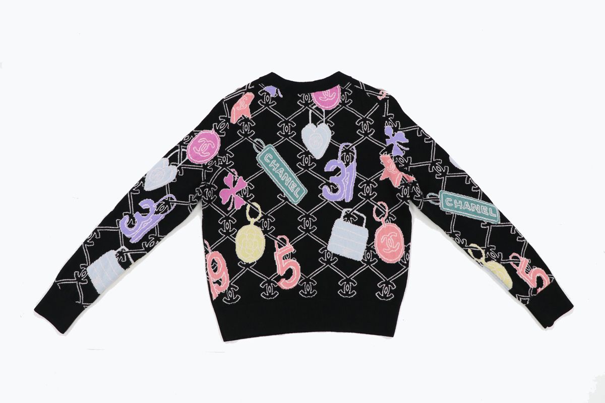 シャネル ニット カシミヤ99%|エラスタン1% トップス レディース 36 アパレル ファッション 5622320 11 KHT AKO ABC 17269